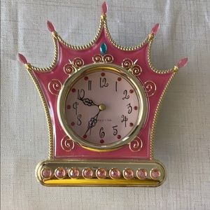 Sterling & Noble Crown Glam Wall Clock